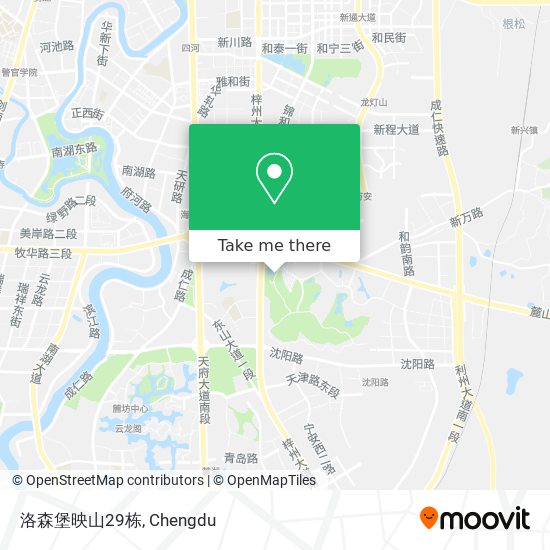 洛森堡映山29栋 map