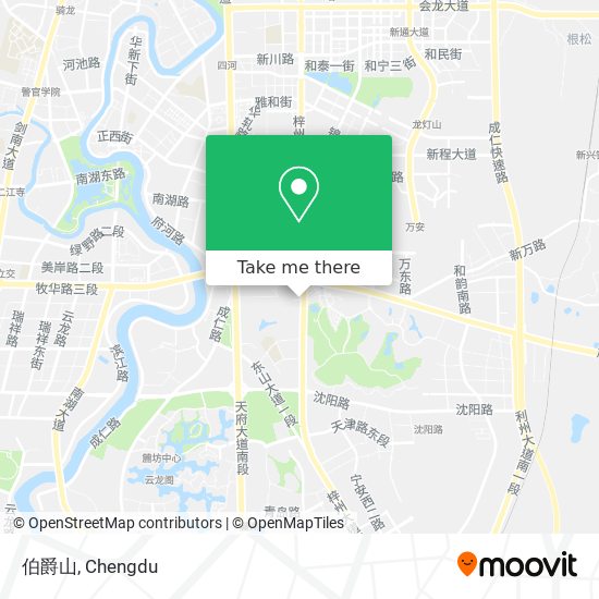 伯爵山 map