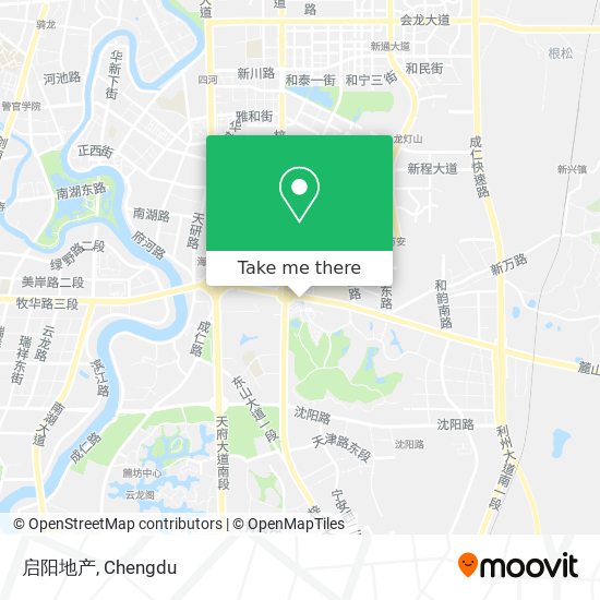 启阳地产 map