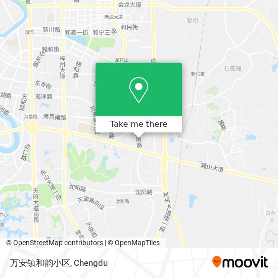 万安镇和韵小区 map
