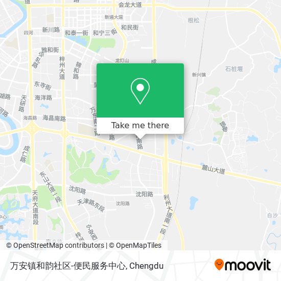 万安镇和韵社区-便民服务中心 map