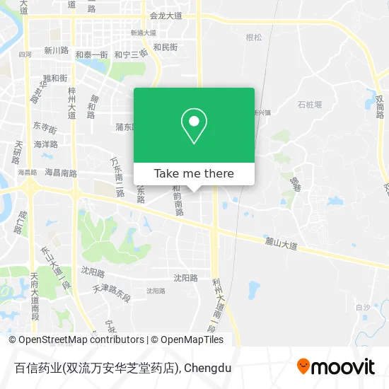 百信药业(双流万安华芝堂药店) map