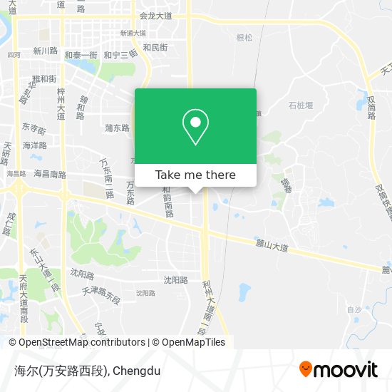 海尔(万安路西段) map