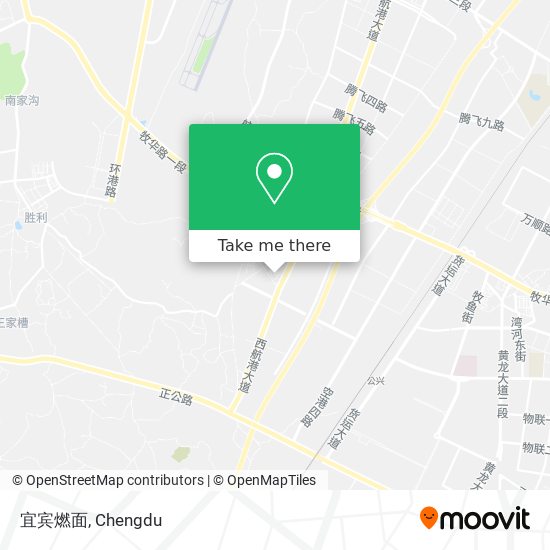 宜宾燃面 map