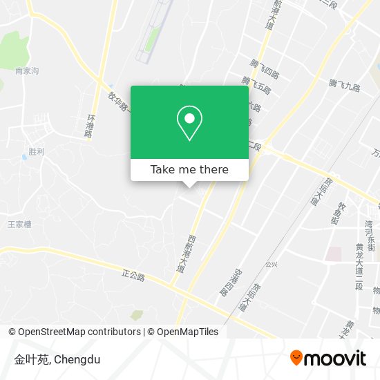 金叶苑 map