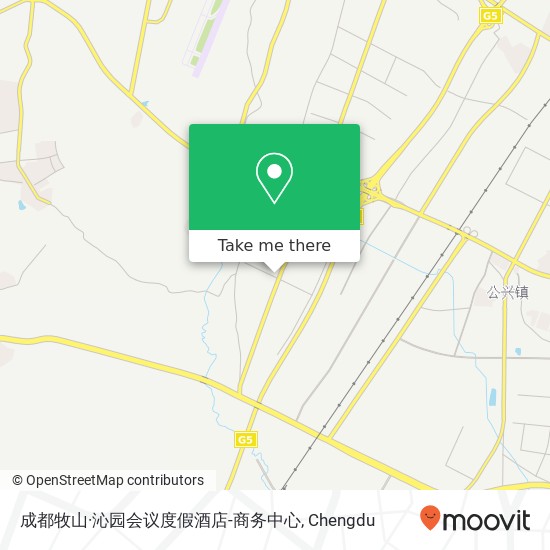 成都牧山·沁园会议度假酒店-商务中心 map