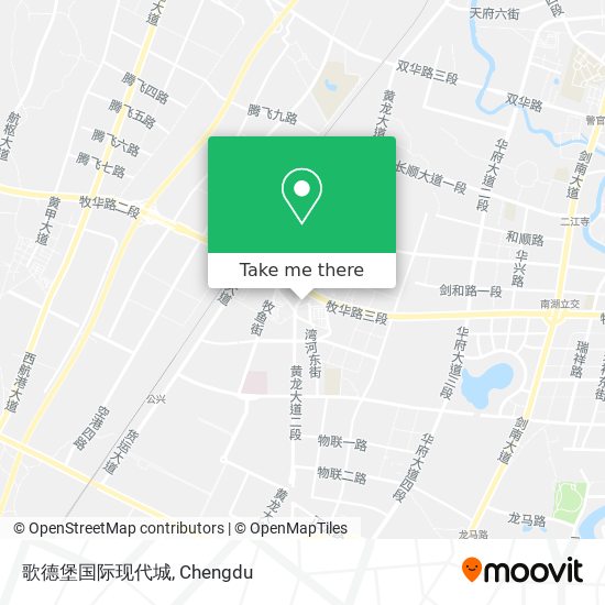 歌德堡国际现代城 map