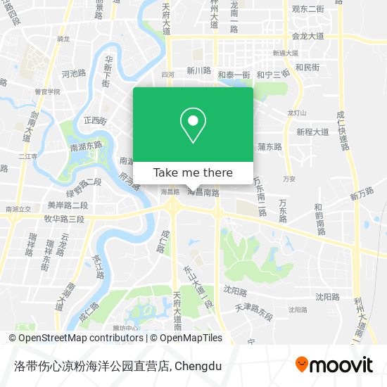 洛带伤心凉粉海洋公园直营店 map