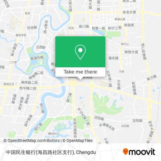 中国民生银行(海昌路社区支行) map