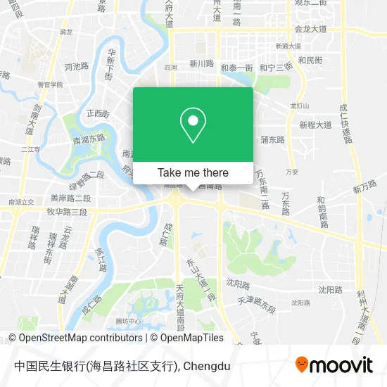中国民生银行(海昌路社区支行) map