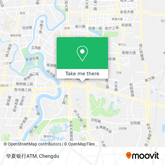 华夏银行ATM map