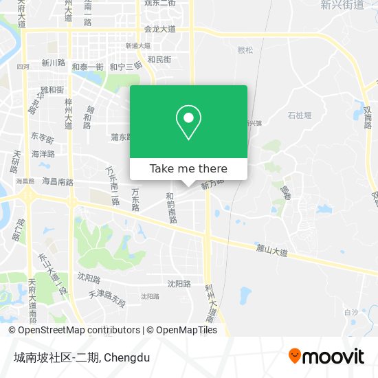 城南坡社区-二期 map