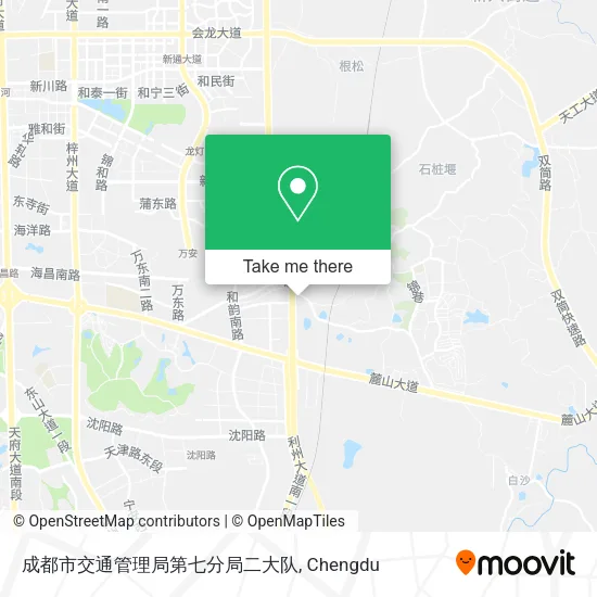 成都市交通管理局第七分局二大队 map