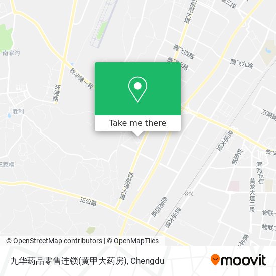 九华药品零售连锁(黄甲大药房) map