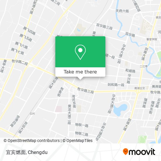 宜宾燃面 map
