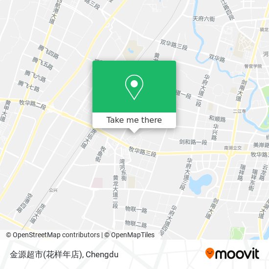 金源超市(花样年店) map