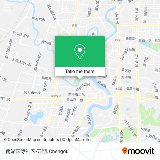 南湖国际社区-五期 map