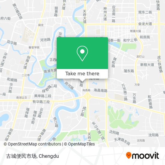 古城便民市场 map