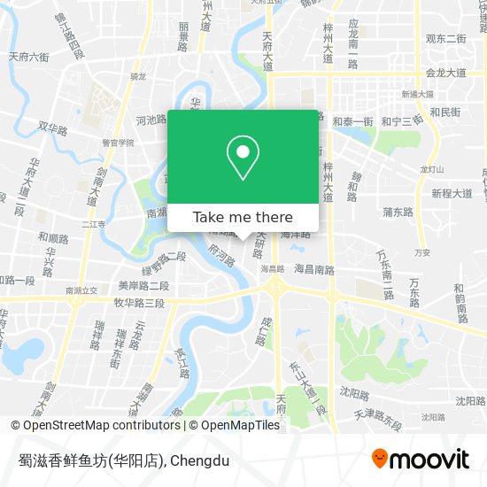 蜀滋香鲜鱼坊(华阳店) map