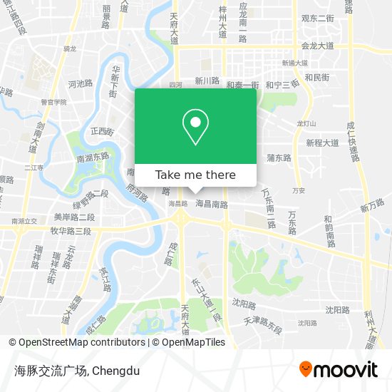 海豚交流广场 map