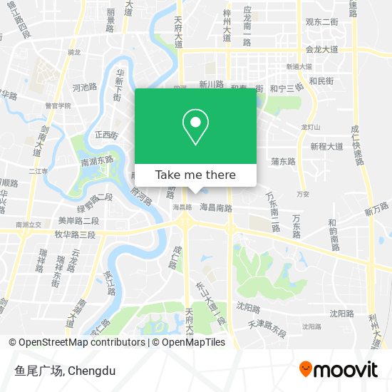鱼尾广场 map