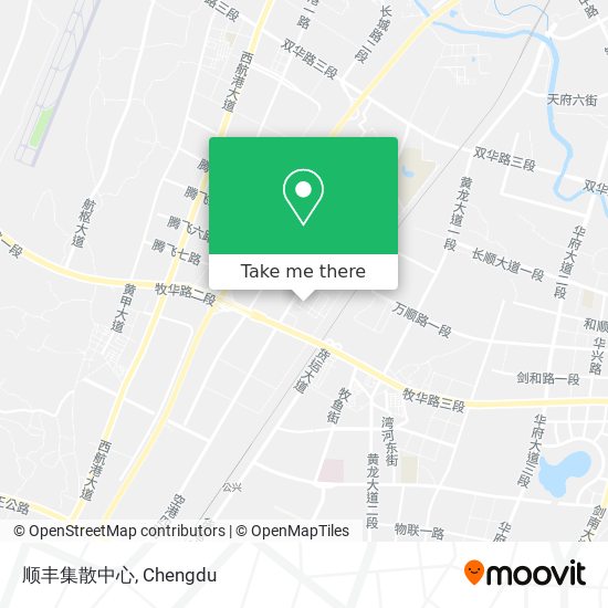 顺丰集散中心 map