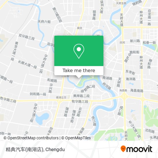 精典汽车(南湖店) map