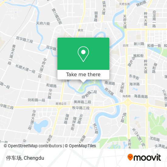 停车场 map