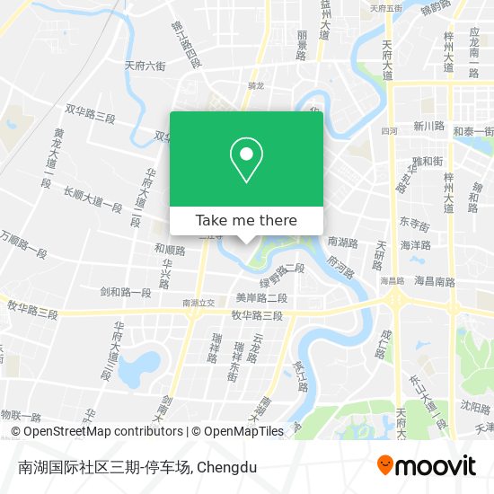 南湖国际社区三期-停车场 map