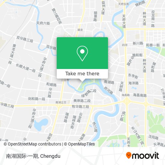 南湖国际-一期 map