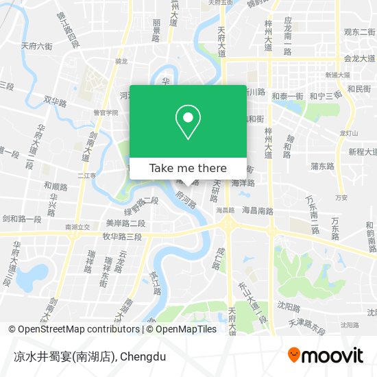 凉水井蜀宴(南湖店) map