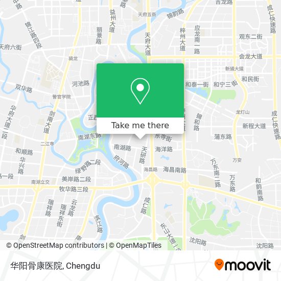 华阳骨康医院 map