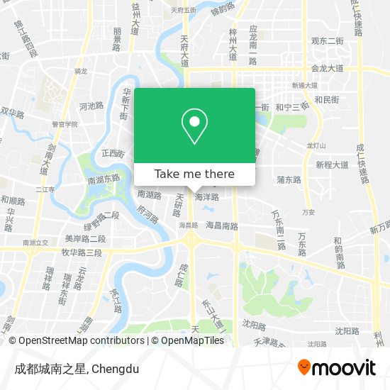 成都城南之星 map