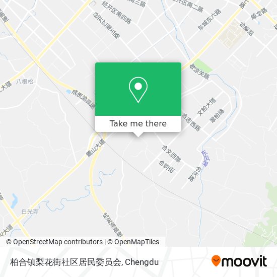 柏合镇梨花街社区居民委员会 map