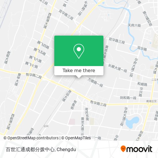 百世汇通成都分拨中心 map
