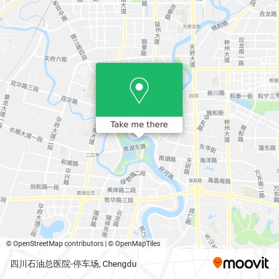 四川石油总医院-停车场 map