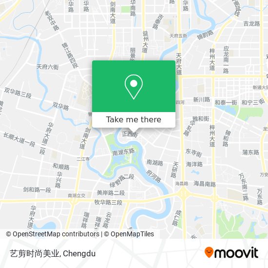 艺剪时尚美业 map