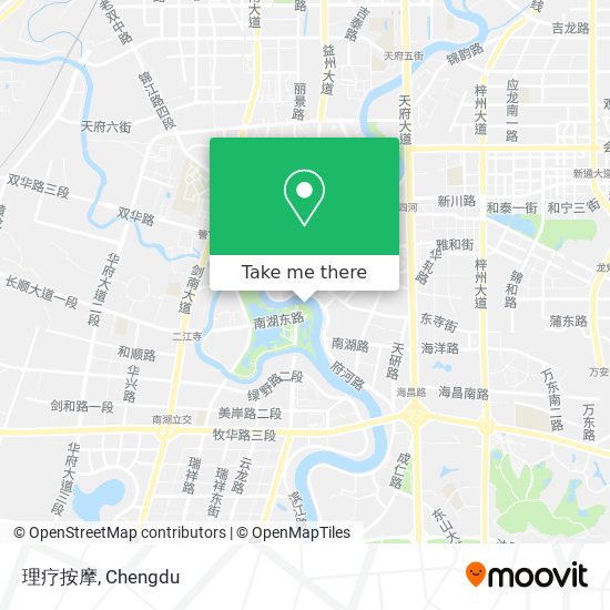 理疗按摩 map