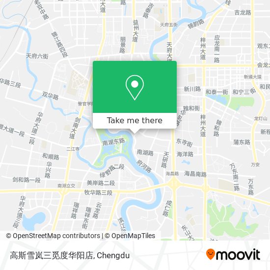 高斯雪岚三觅度华阳店 map