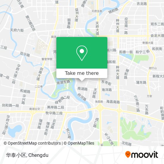 华泰小区 map