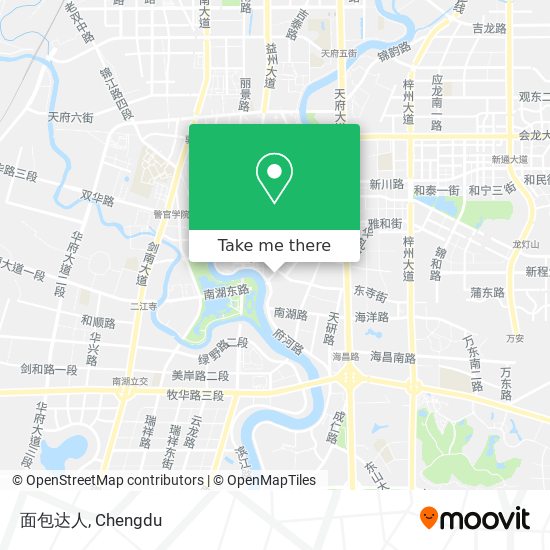 面包达人 map