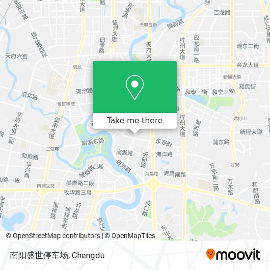 南阳盛世停车场 map