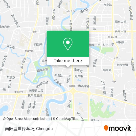 南阳盛世停车场 map