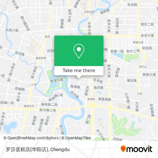 罗莎蛋糕店(华阳店) map