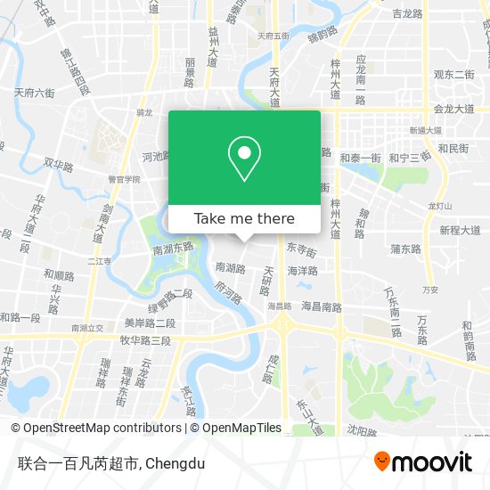 联合一百凡芮超市 map
