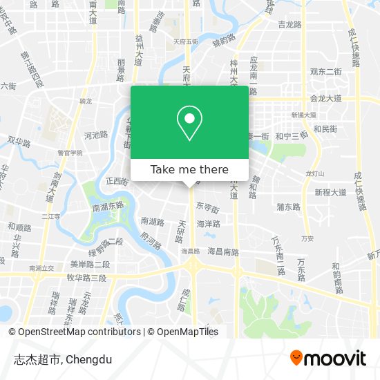 志杰超市 map