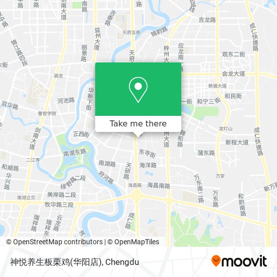 神悦养生板栗鸡(华阳店) map