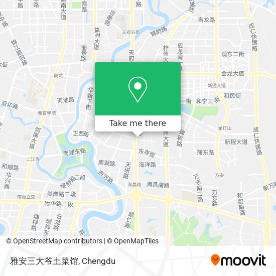 雅安三大爷土菜馆 map