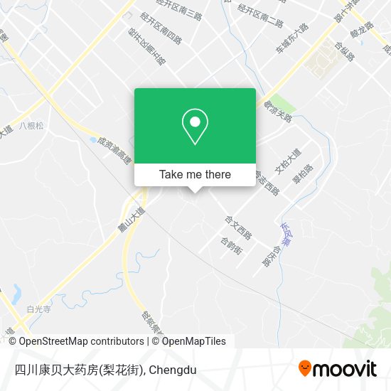 四川康贝大药房(梨花街) map