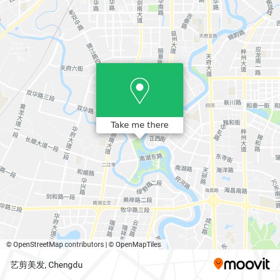 艺剪美发 map